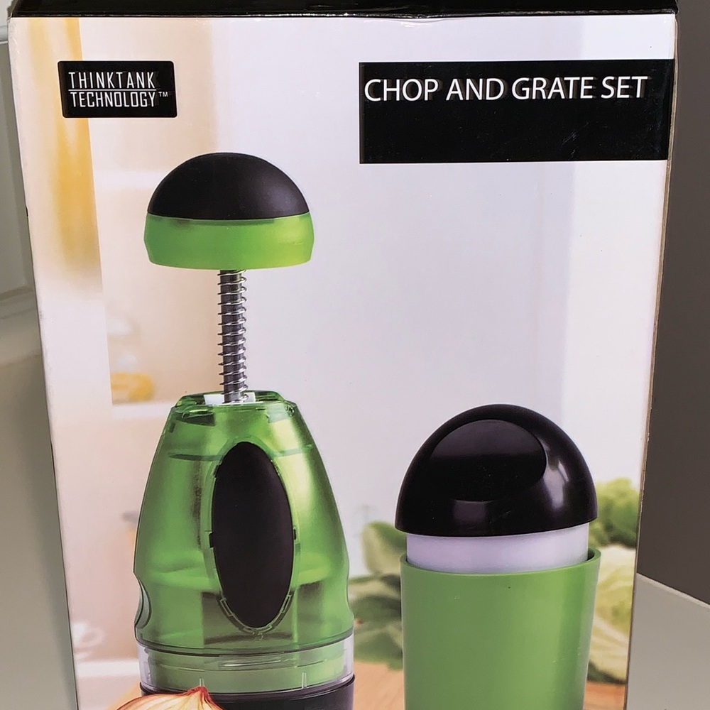 Chop and Grate Set Thinktank Technology Green MIB